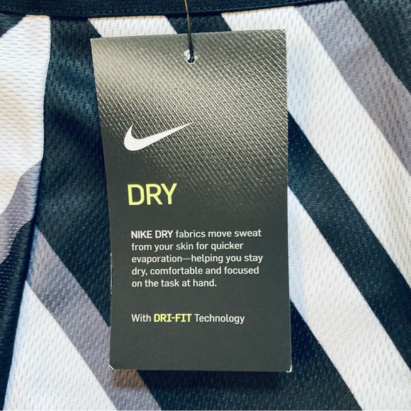 Nike Women's New Tennis Pickleball Black White Striped Skirt Skort Large tall - Picture 8 of 12